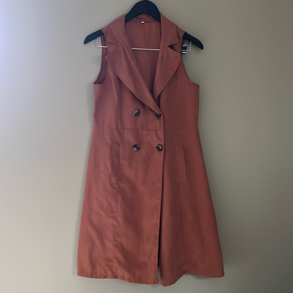 Vintage Double Breasted Dress